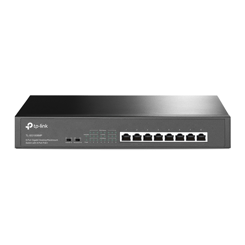 1 سوئیچ شبکه 8 پورت تی پی لینک مدل TL-SG1008MP - Image 1